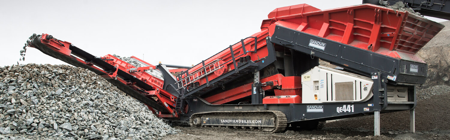 Sandvik screeners available from the Promac Group